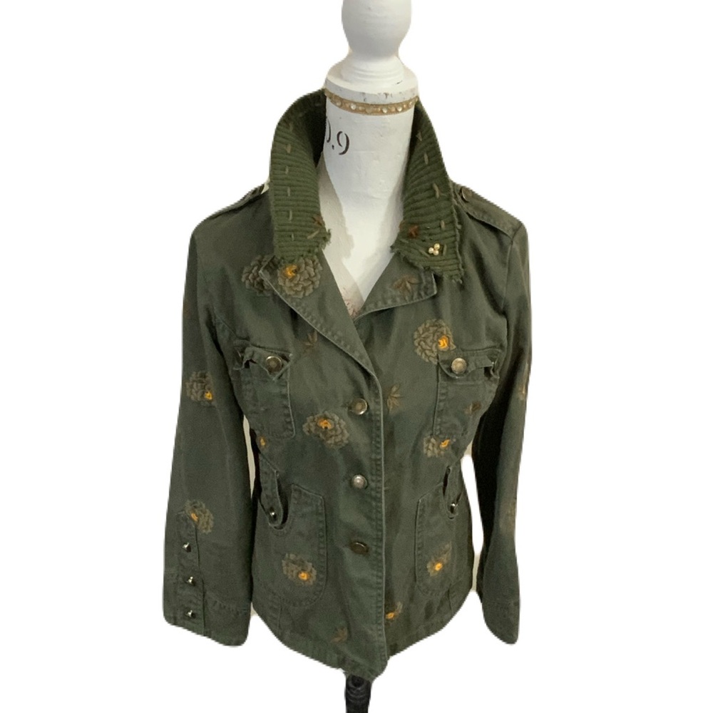 Women's Green Military Jacket